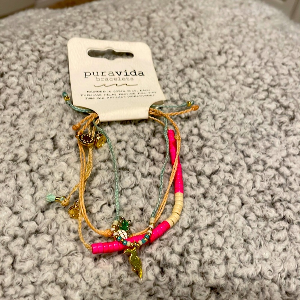 Pura Vida set of 3 bracelets